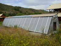solar greenhouse at Chewuch Farm