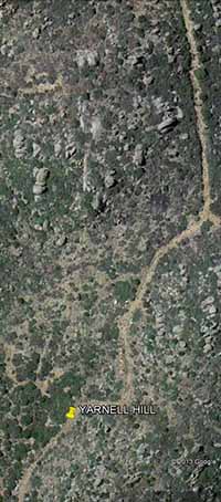Yarnell Hill - Google Earth Image