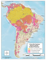 map of south america roadless areas
